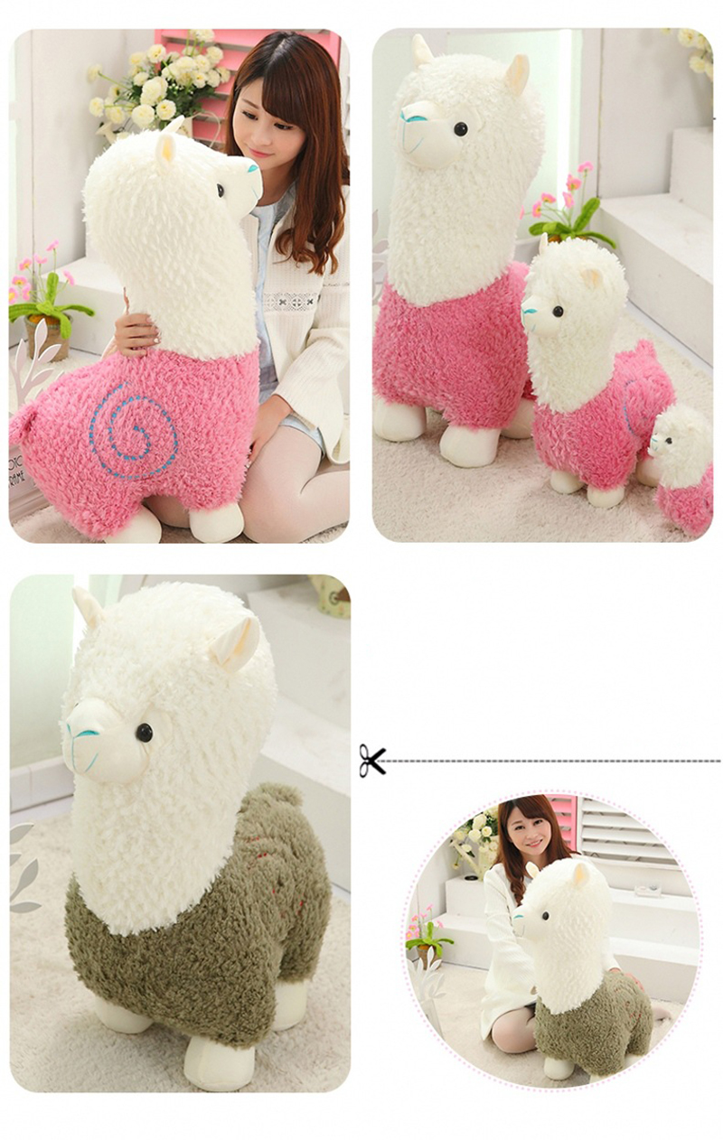 7 Sheep Alpaca Dolls Plush Toys Stuffed Sheep Llama Yamma Pillow Soft Cushion