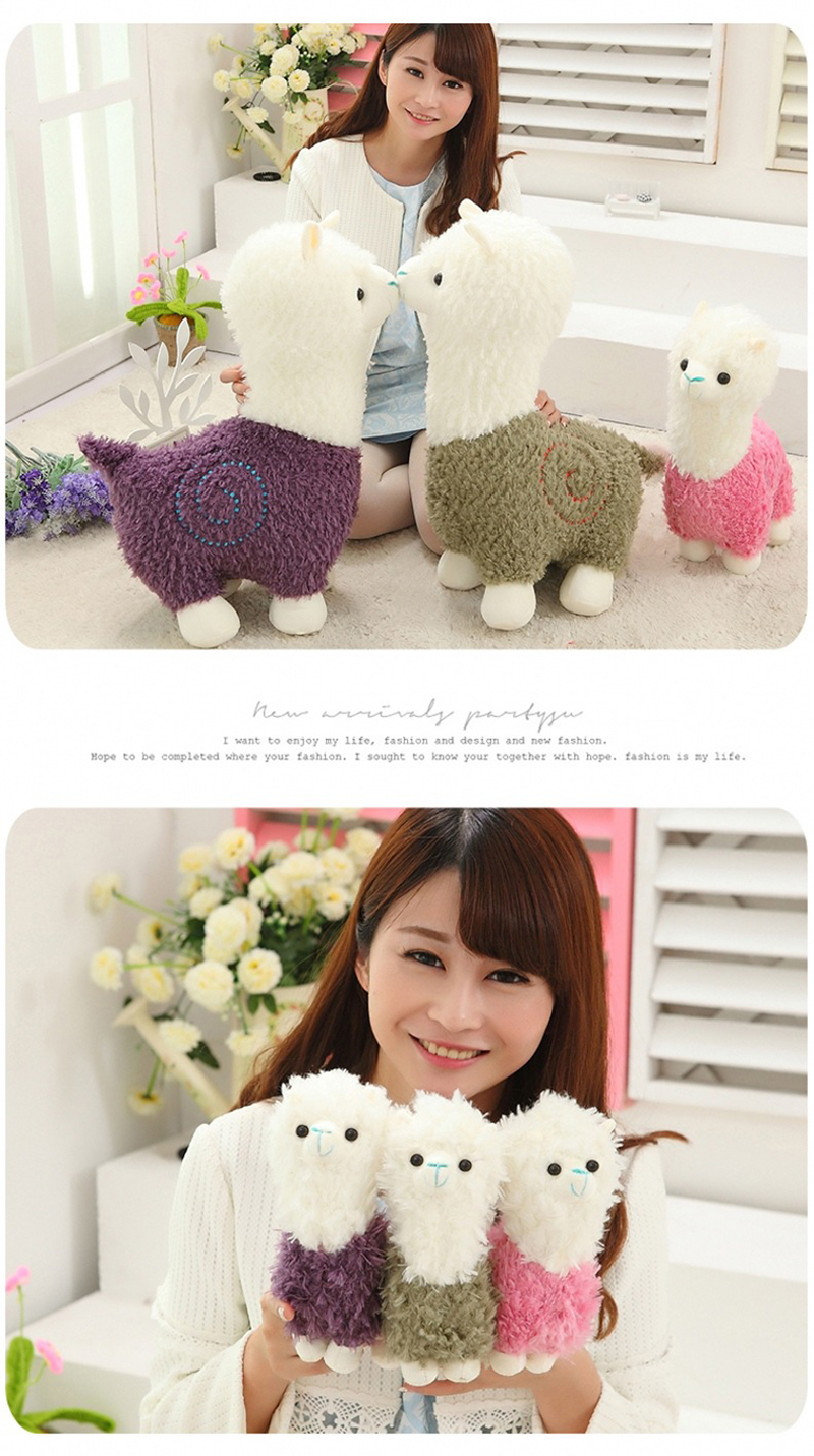 6 Sheep Alpaca Dolls Plush Toys Stuffed Sheep Llama Yamma Pillow Soft Cushion