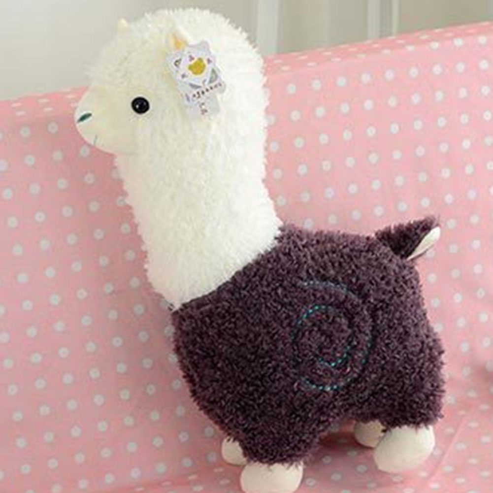 stuffed rainbow alpaca