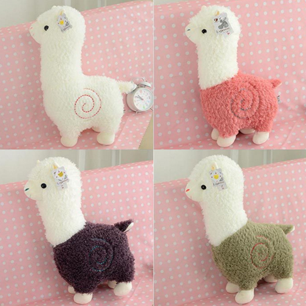 alpaca plush rainbow