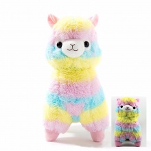 Children’s 50cm/30cm Colorful Rainbow stuffed Arpakasso Alpacasso cute Alpaca Llama Plush kids Xmas gifts Free