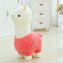 Cute 40cm Cartoon Alpaca Plush Toy Fabric Sheep Stitch Stuffed And Soft Animal Toys Llama Pillow Birthday Gift Toys For Children