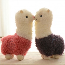 Cute 40cm Cartoon Alpaca Plush Toy Fabric Sheep Stitch Stuffed And Soft Animal Toys Llama Pillow Birthday Gift Toys For Children
