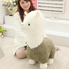 Abbyfrank 40cm Alpaca Stuffed Toys Animal Kawai Soft Plush Toys Animals Alpaca Llama Yamma Fabric Sheep Doll For Children Gift