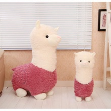 Good Quality Rainbow Alpaca Plush Doll Toys Hot Cartoon Llama Stuffed Toys Japanese Stuffed Animals Doll Children Kids Gift